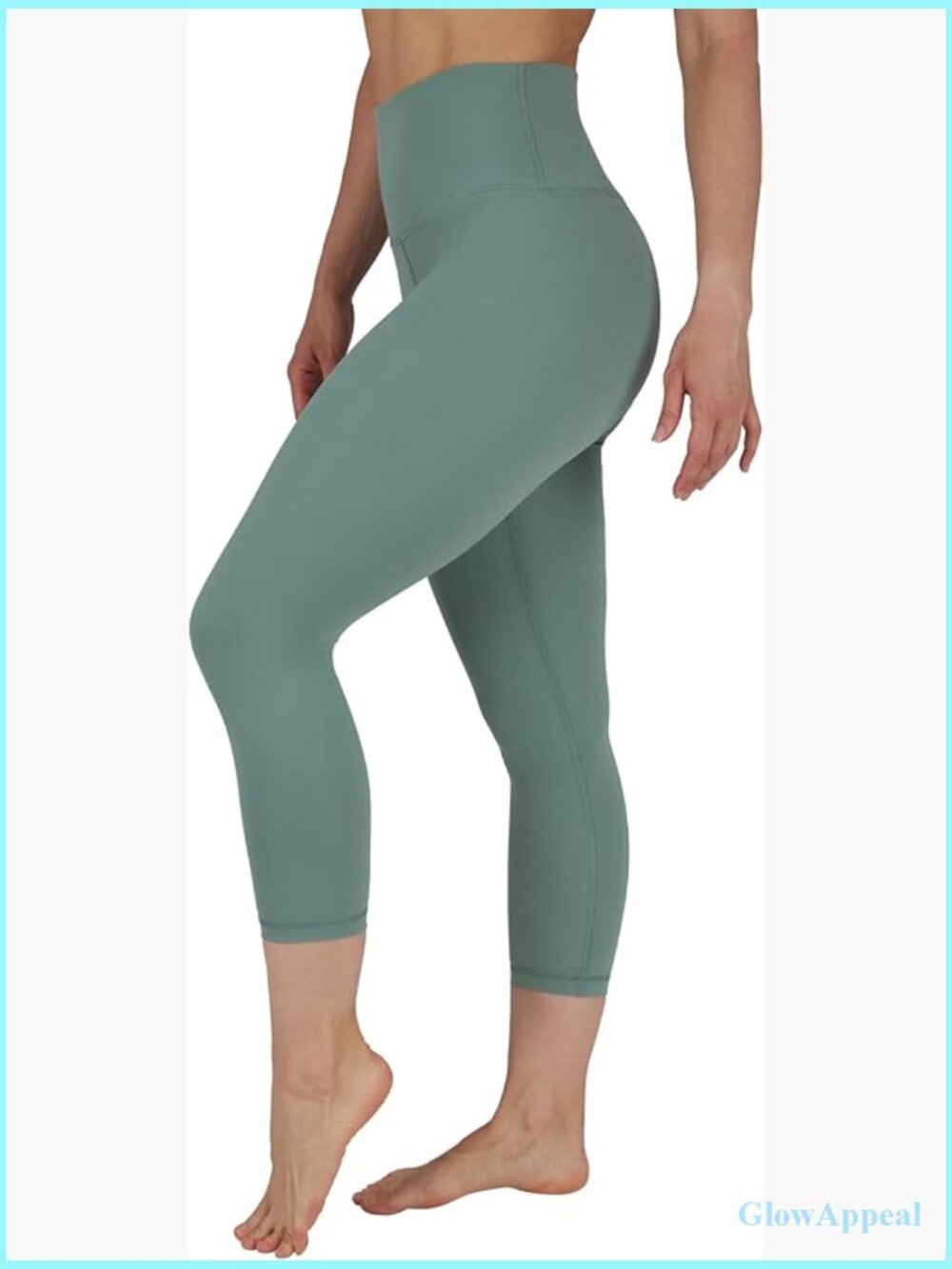 High Waist Buttery Soft Lightweight Capri Leggings Workout Yoga Pants